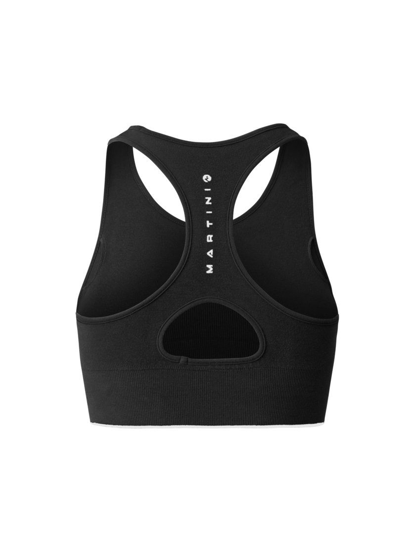 Martini Sportswear - Wanted Bra Seamless W - Sport BHs in black - Rückansicht - Damen