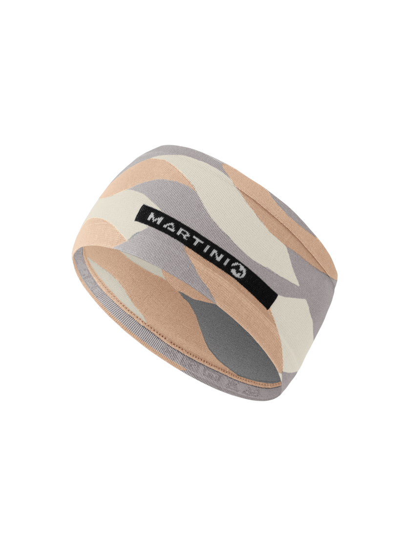 Martini Sportswear - Argon Seamless Headband Uni - Stirnbänder in ash-off white - Vorderansicht - Unisex