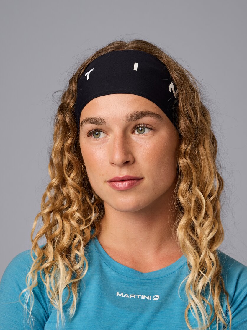 Martini Sportswear - Via Headband W - Fasce per la testa in white - vista frontale modello - Donna