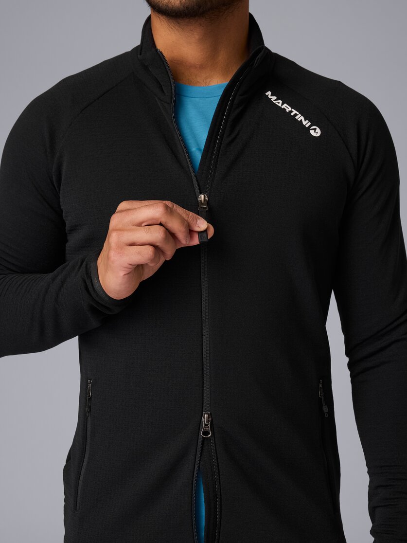 Martini Sportswear - Hillclimb Midlayer Jacket M - Midlayers in black - Detail 1 - Men