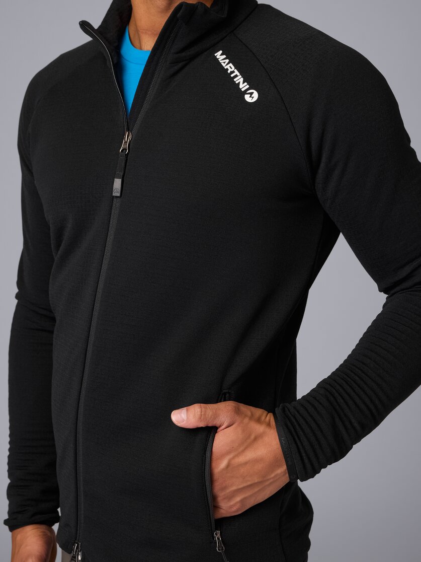 Martini Sportswear - Hillclimb Midlayer Jacket M - Midlayers in black - Detail 2 - Men