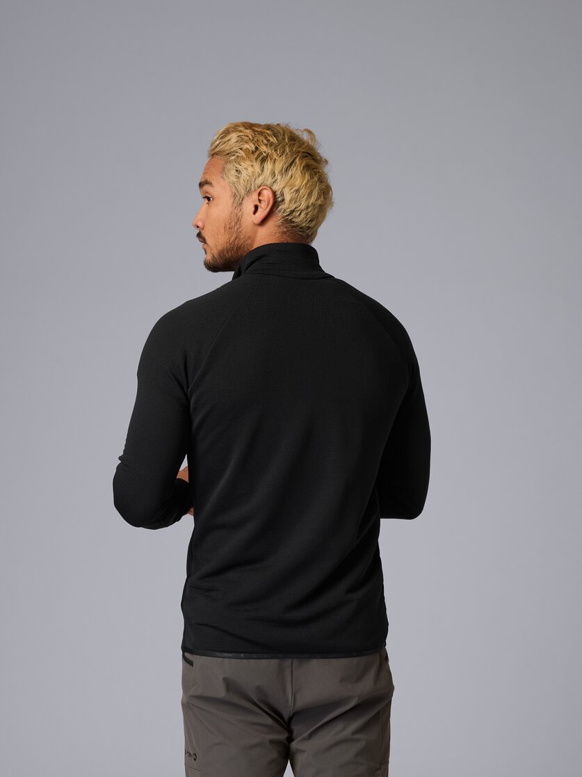 Martini Sportswear - Hillclimb Midlayer Jacket M - Midlayers in black - rear view model - Men