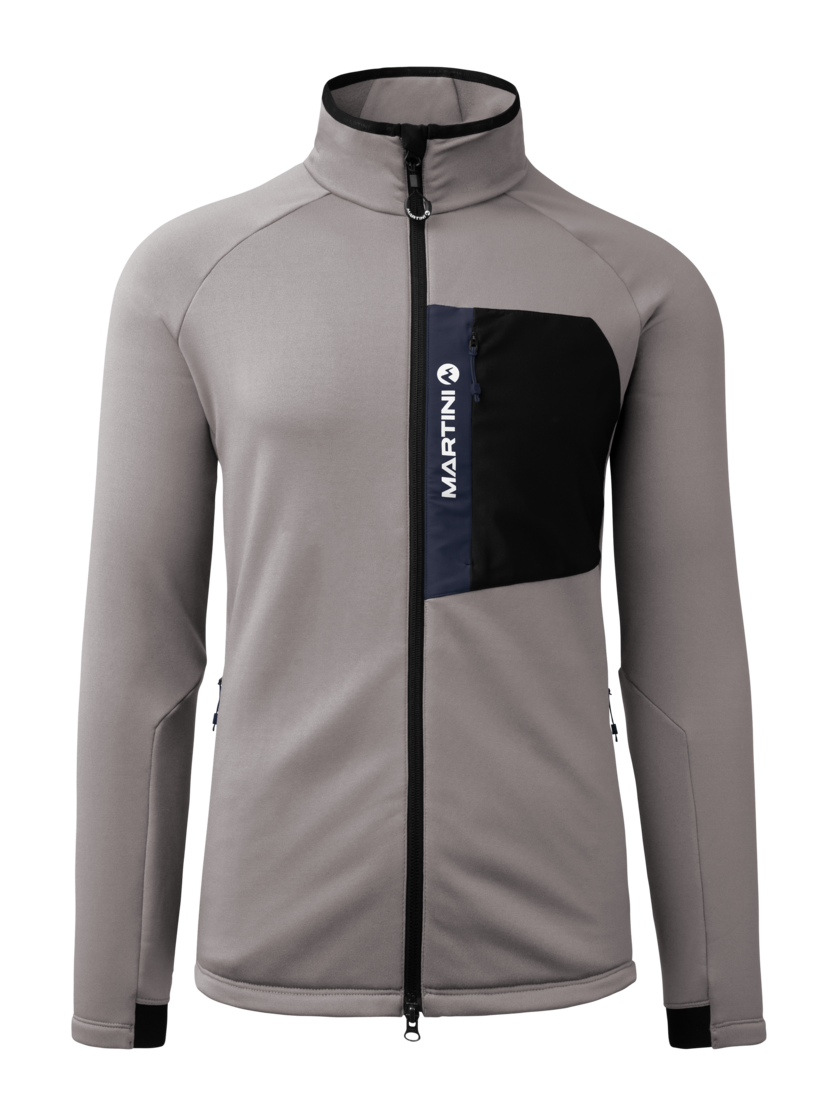 Martini Sportswear - Horizon Midlayer Jacket M  - Midlayers in ash-black - Vorderansicht - Herren