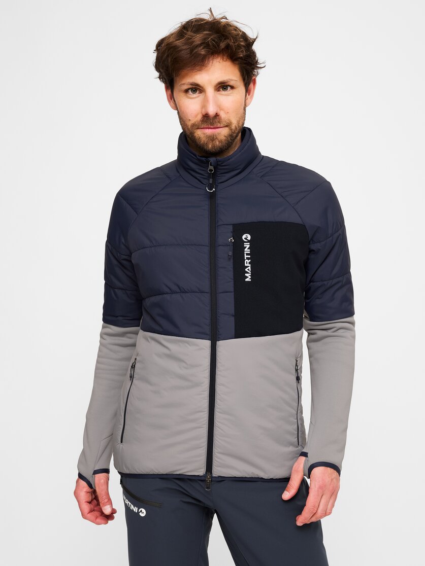 Martini Sportswear - Horizon Hybrid Jacket Primaloft®M - Hybridjacken in true navy-ash - Vorderansicht Model - Herren
