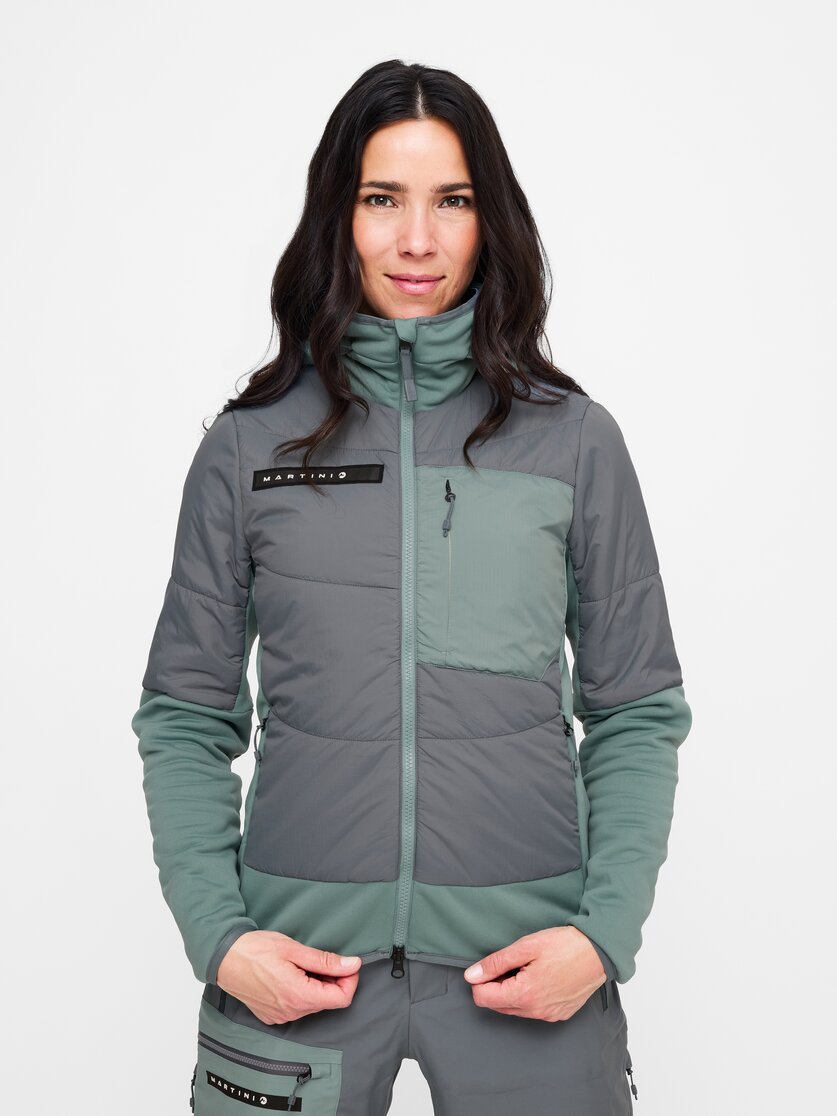Martini Sportswear - Yalca Hybrid Jacket Primaloft®W - Hybridjacken in true navy-moon - Vorderansicht Model - Damen