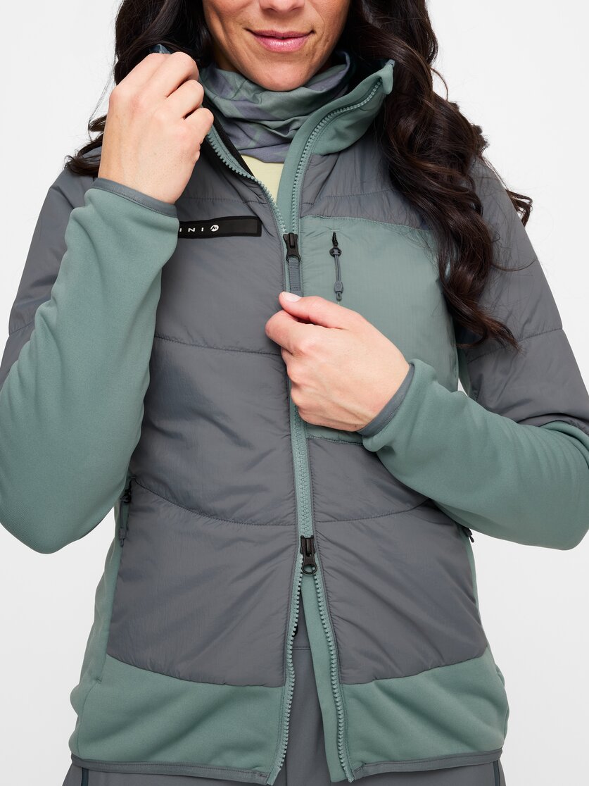 Martini Sportswear - Yalca Hybrid Jacket Primaloft®W - Hybridjacken in true navy-moon - Detail 1 - Damen