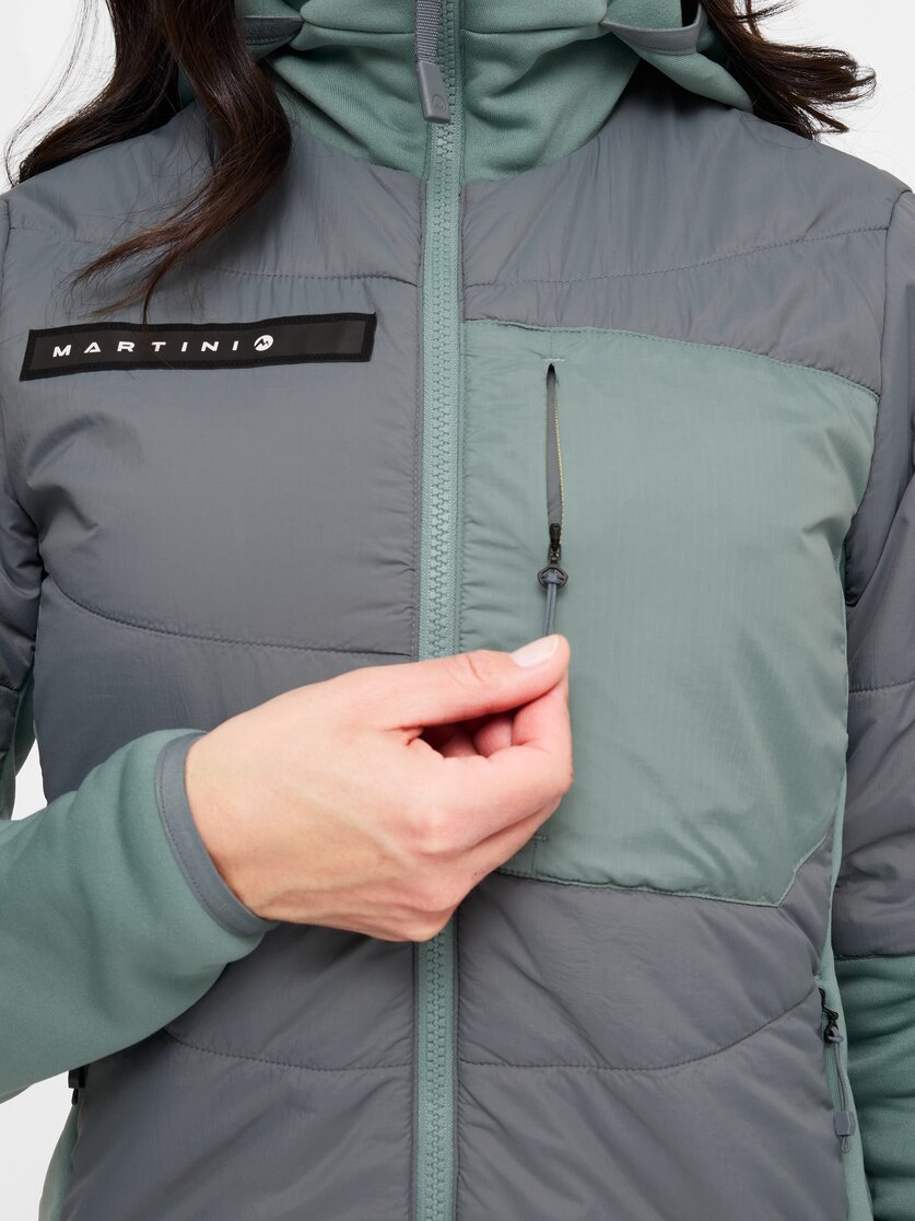 Martini Sportswear - Yalca Hybrid Jacket Primaloft®W - Hybridjacken in true navy-moon - Detail 2 - Damen