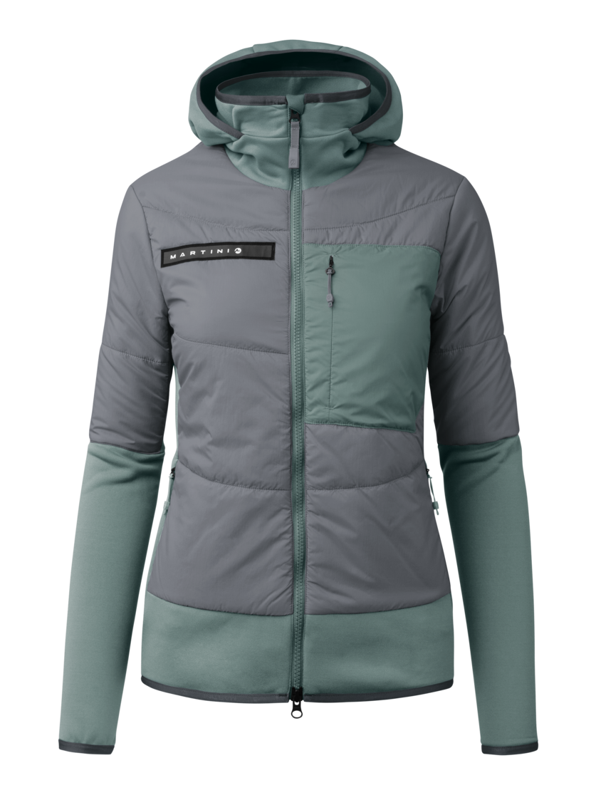 Martini Sportswear - Yalca Hybrid Jacket Primaloft®W - Hybridjacken in misty blue-storm - Vorderansicht - Damen