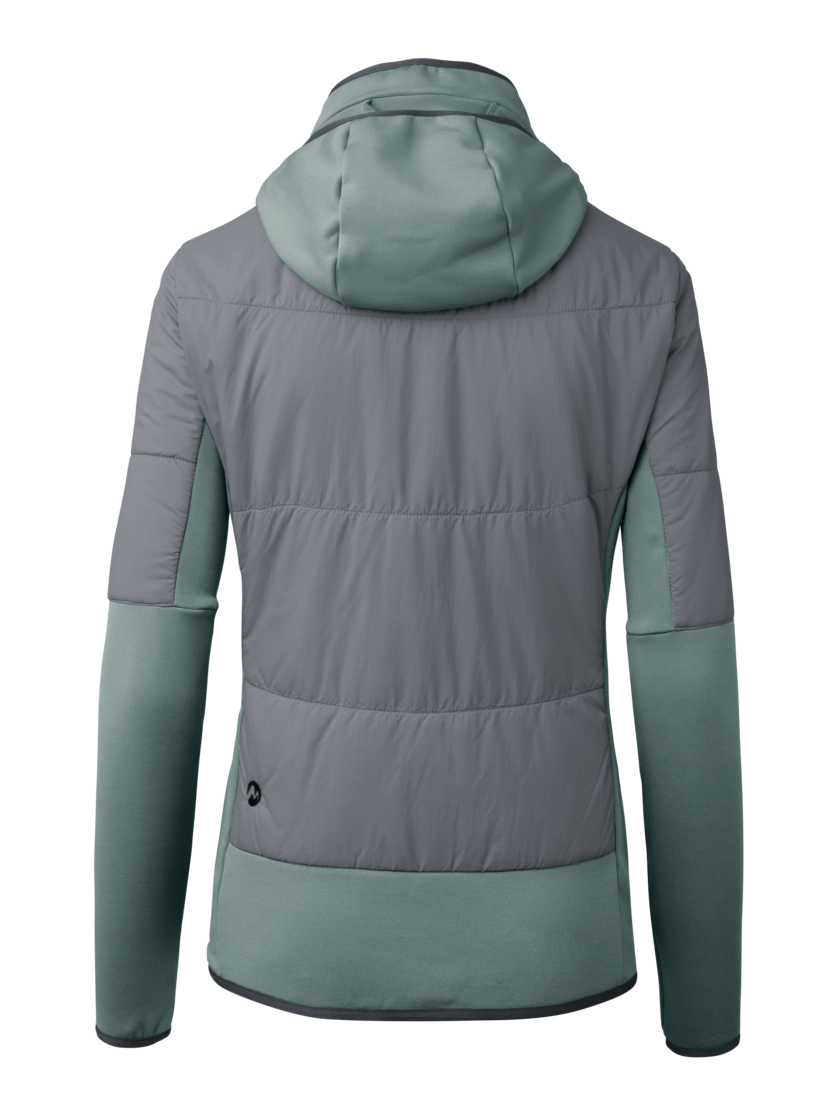 Martini Sportswear - Yalca Hybrid Jacket Primaloft®W - Hybridjacken in misty blue-storm - Rückansicht - Damen