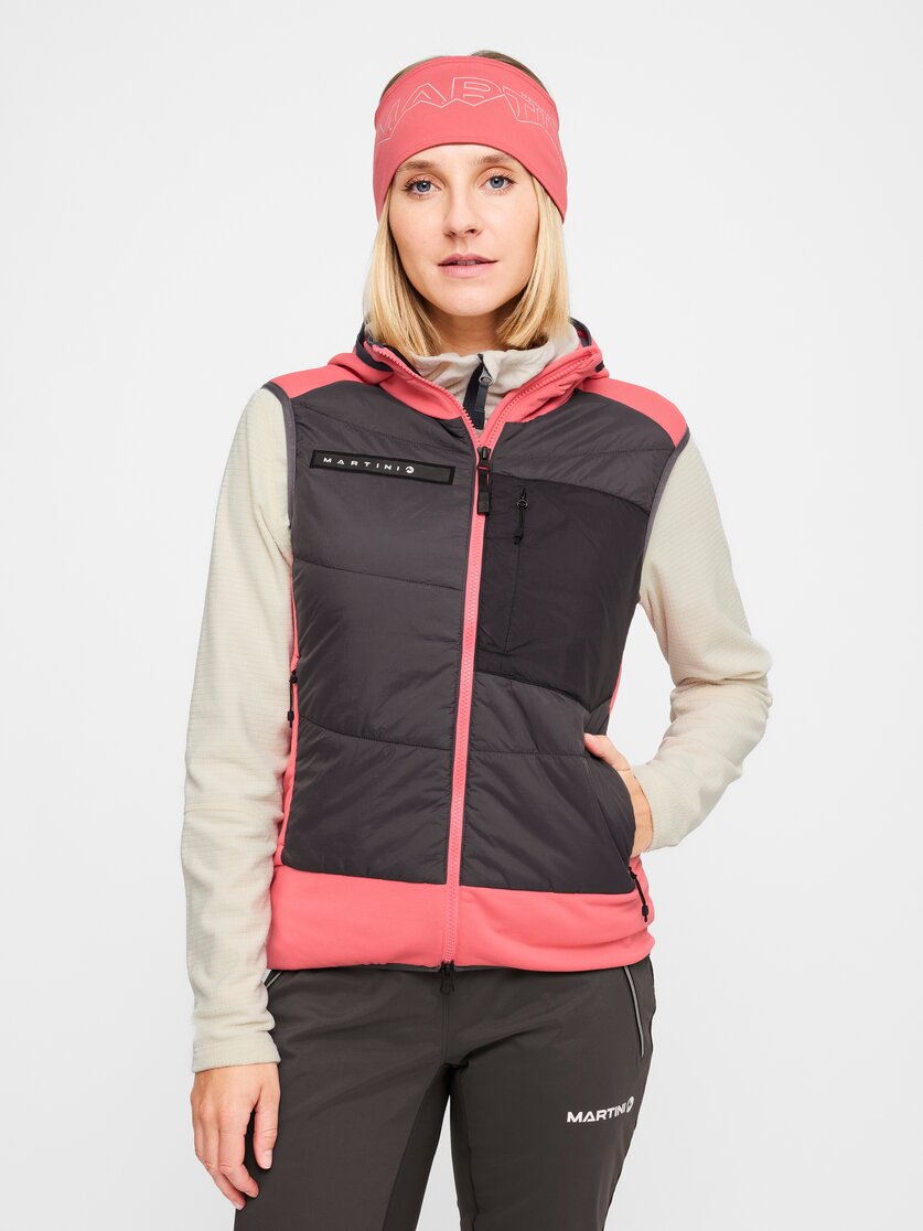 Martini Sportswear - Yalca Hybrid Vest Primaloft®W - Westen in true navy-moon - Vorderansicht Model - Damen