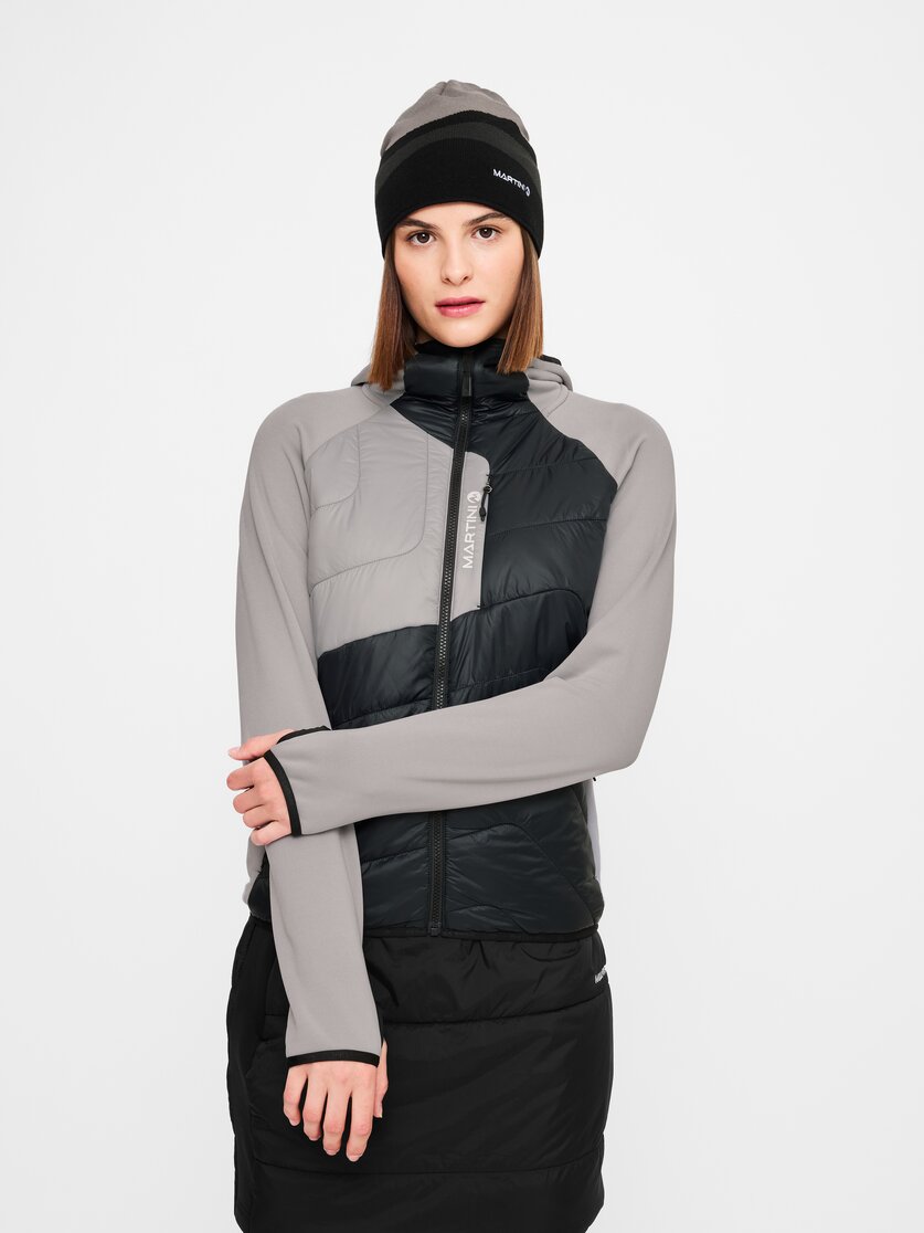 Martini Sportswear - Desire Hybrid Jacket Primaloft®W - Hybridjacken in butter cream-misty blue - Vorderansicht Model - Damen