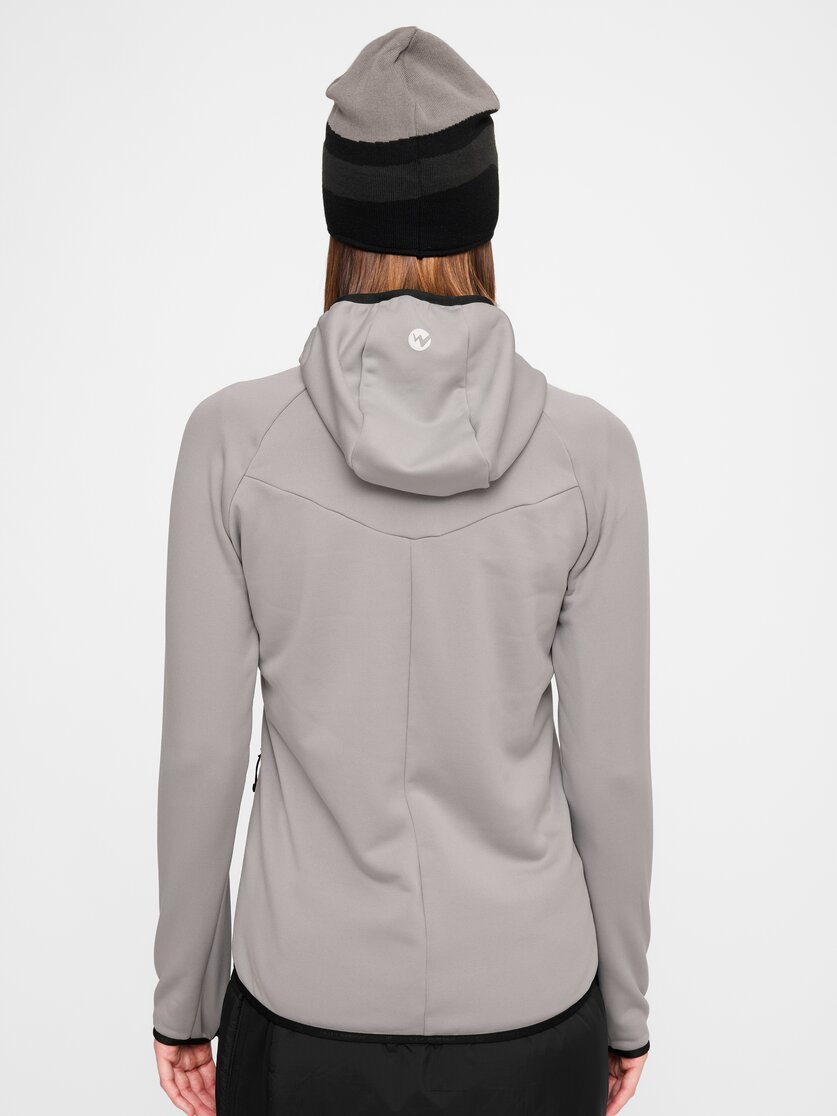 Martini Sportswear - Desire Hybrid Jacket Primaloft®W - Hybridjacken in butter cream-misty blue - Rückansicht Model - Damen