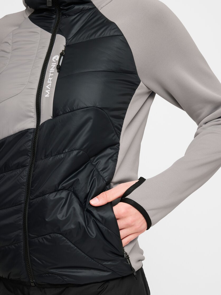 Martini Sportswear - Desire Hybrid Jacket Primaloft®W - Hybridjacken in butter cream-misty blue - Detail 2 - Damen