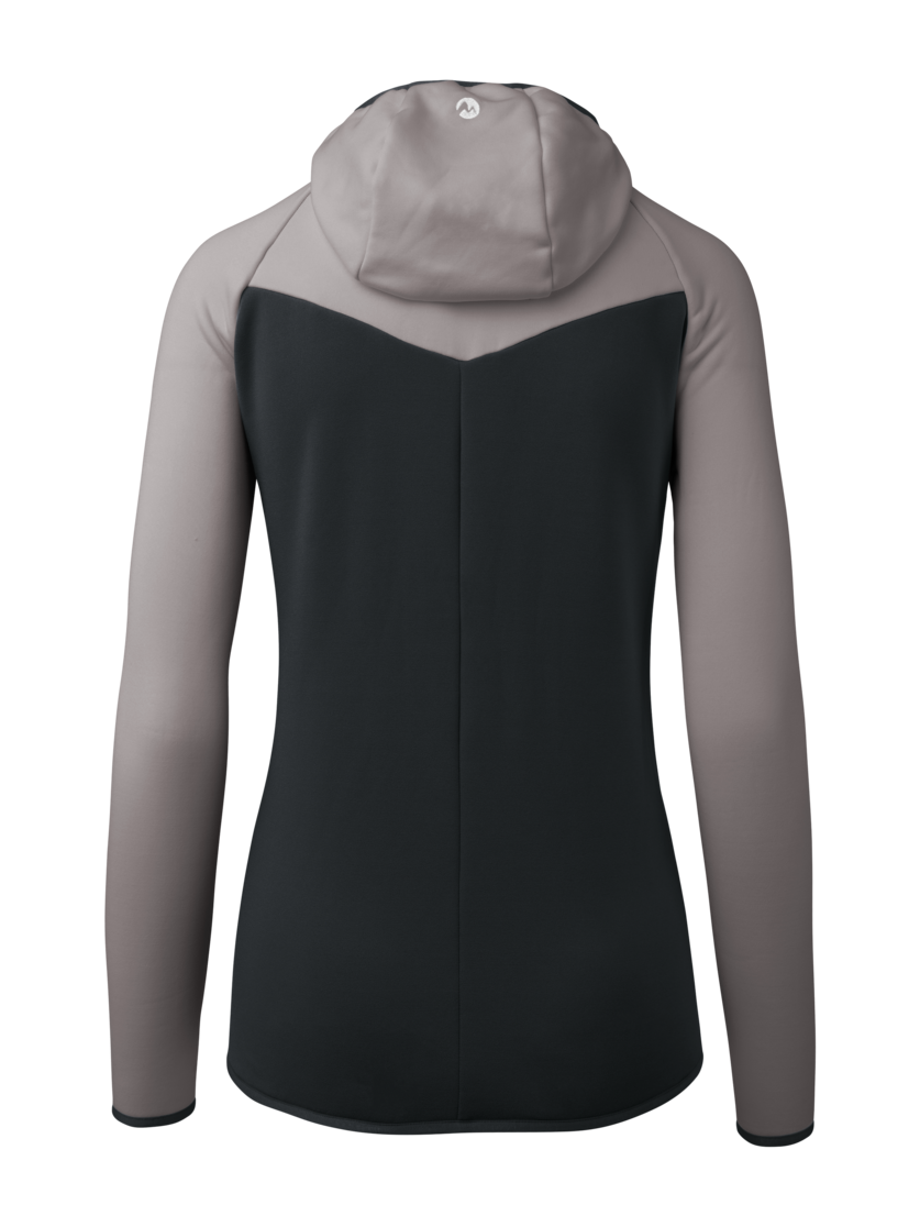 Martini Sportswear - Desire Hybrid Jacket Primaloft®W - Hybridjacken in ash-black - Rückansicht - Damen