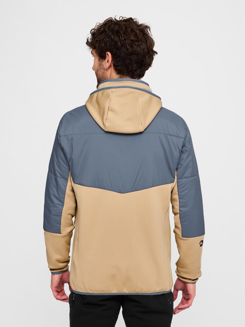 Martini Sportswear - Yalca Hybrid Jacket Primaloft®M - Giacche ibride in moon-desert - vista laterale modello - Uomo