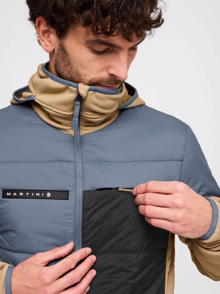Martini Sportswear - Yalca Hybrid Jacket Primaloft®M - Giacche ibride in moon-desert - Dettaglio 2 - Uomo
