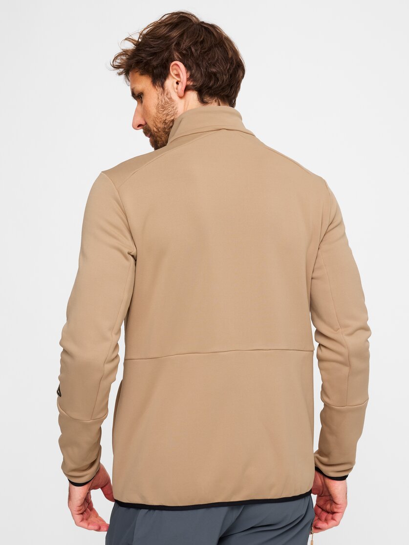 Martini Sportswear - Yalca Midlayer Jacket M - Fleecejacke in desert-black - Rückansicht Model - Herren