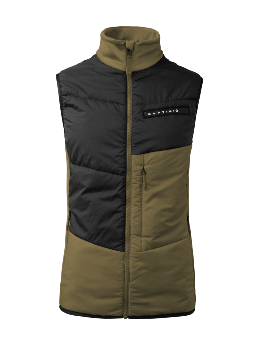 Martini Sportswear - Yalca Hybrid Vest Primaloft®M - Westen in spanish green-black - Vorderansicht - Herren