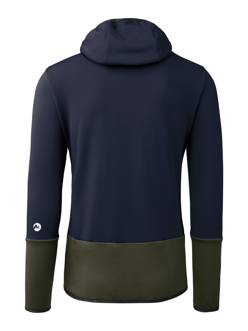 Martini Sportswear - Firstline Midlayer Jacket M - Midlayers in true navy-olive - Rückansicht - Herren