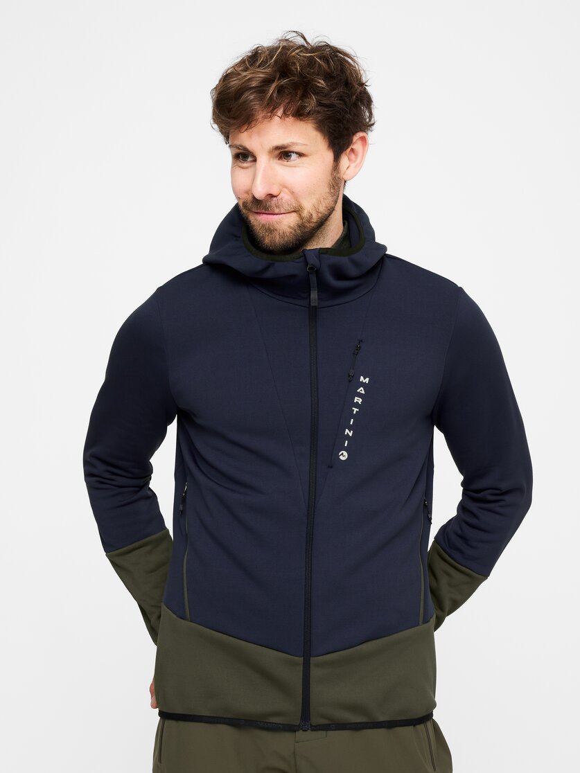Martini Sportswear - Firstline Midlayer Jacket M - Midlayers in dark blue - Vorderansicht Model - Herren