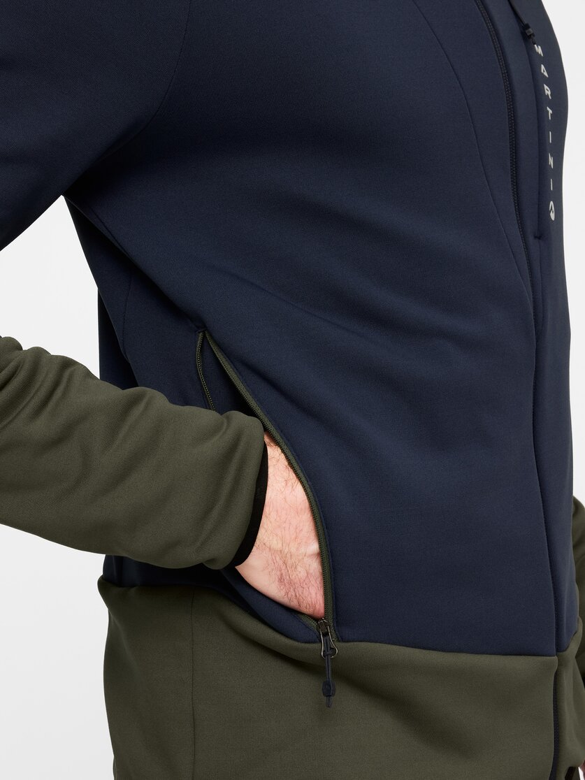 Martini Sportswear - Firstline Midlayer Jacket M - Midlayers in dark blue - Detail 2 - Herren