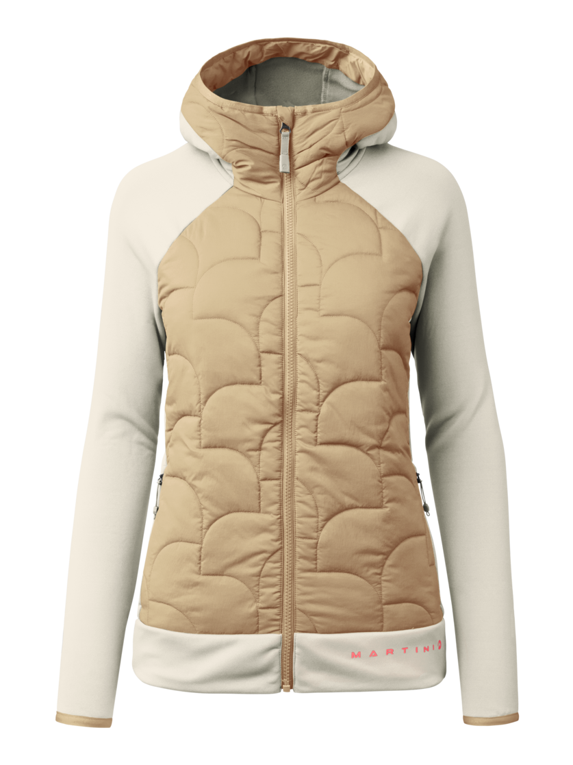Martini Sportswear - Firstline Hybrid Jacket G-Loft®W - Hybridjacken in off white-desert - Vorderansicht - Damen