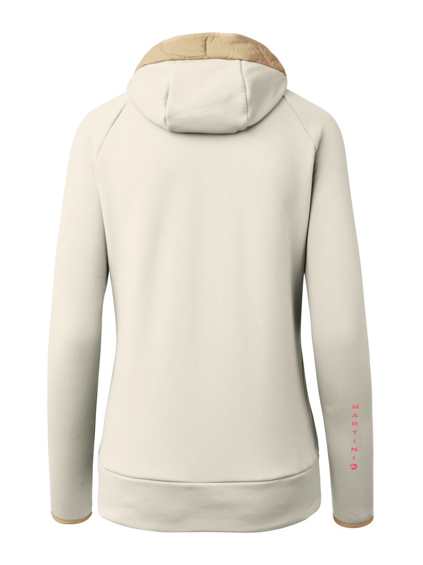 Martini Sportswear - Firstline Hybrid Jacket G-Loft®W - Hybridjacken in off white-desert - Rückansicht - Damen