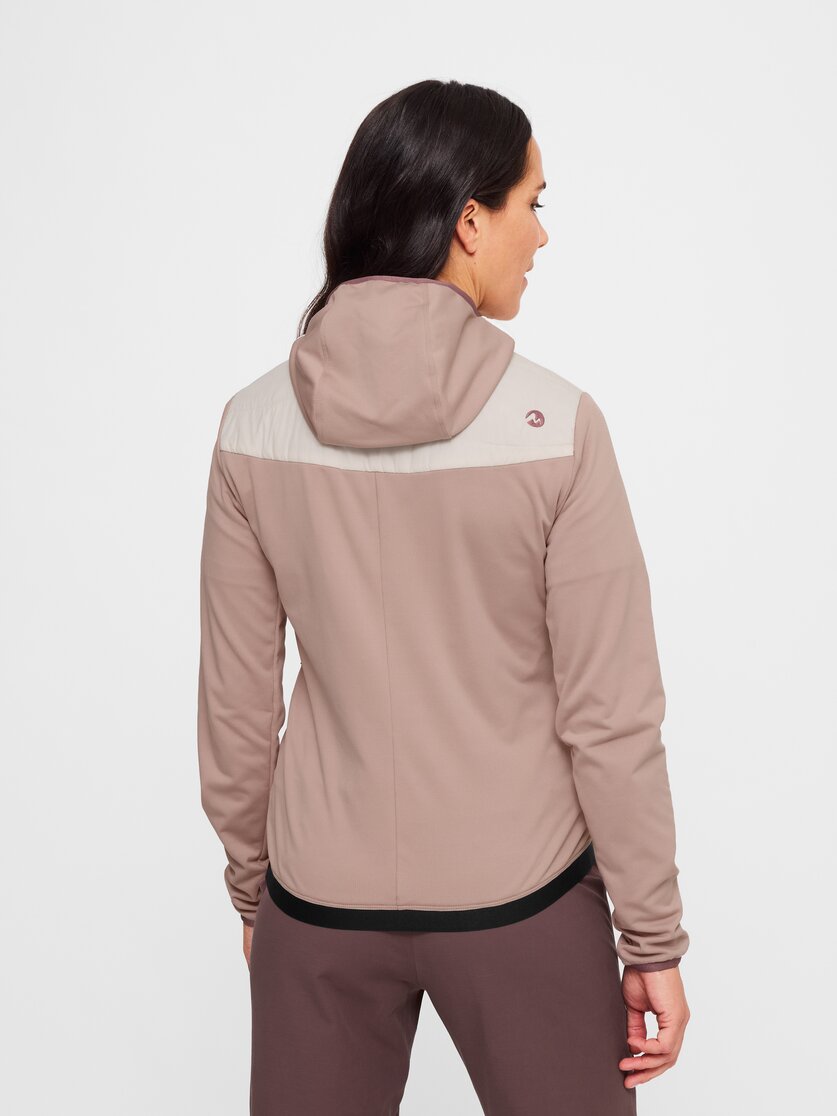 Martini Sportswear - Alpmate IN Hybrid Hooded Jacket W - Hybridjacken in black - Rückansicht Model - Damen