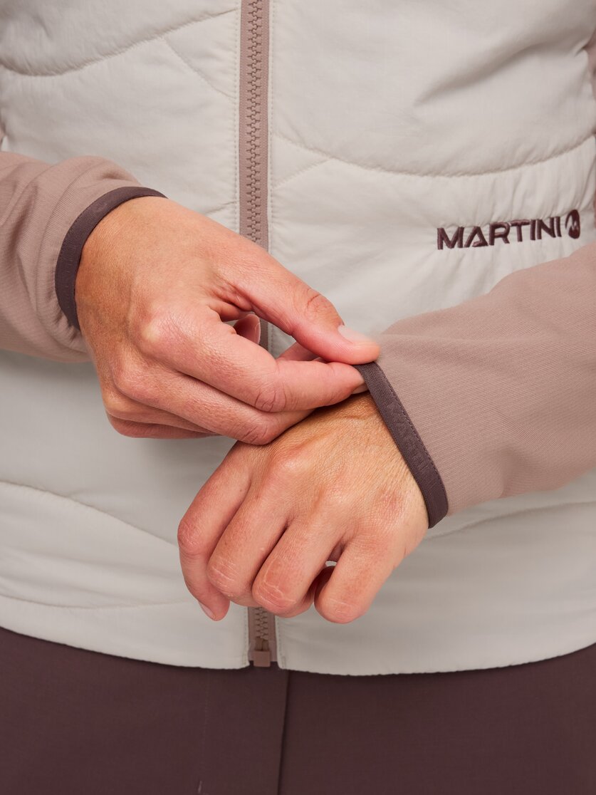 Martini Sportswear - Alpmate IN Hybrid Hooded Jacket W - Hybridjacken in black - Detail 3 - Damen