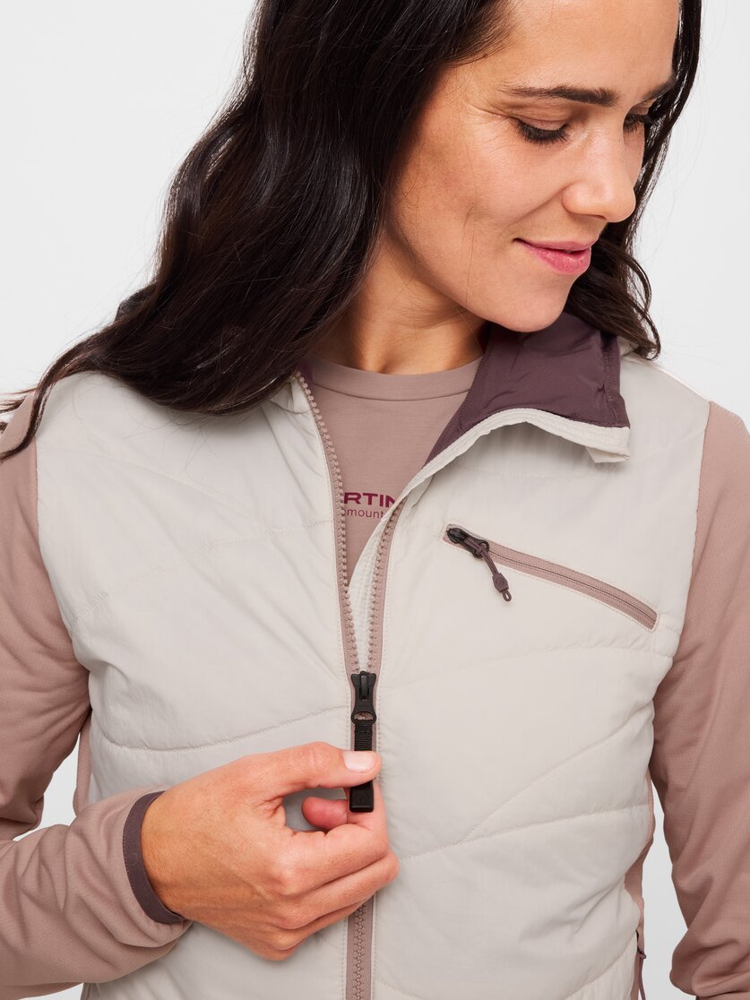 Martini Sportswear - Alpmate IN Hybrid Hooded Jacket W - Hybridjacken in black - Detail 4 - Damen
