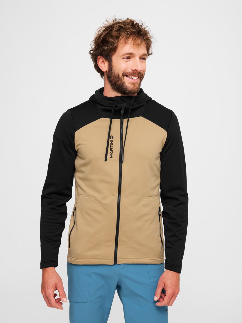 Martini Sportswear - Alpmate ML Hooded Jacket M  - Midlayers in true navy-black - Vorderansicht Model - Herren