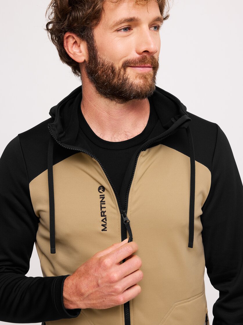 Martini Sportswear - Alpmate ML Hooded Jacket M  - Midlayers in true navy-black - Detail 2 - Herren