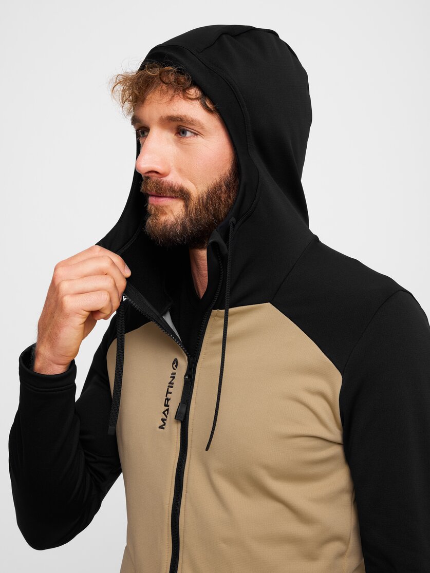 Martini Sportswear - Alpmate ML Hooded Jacket M  - Midlayers in true navy-black - Detail 4 - Herren