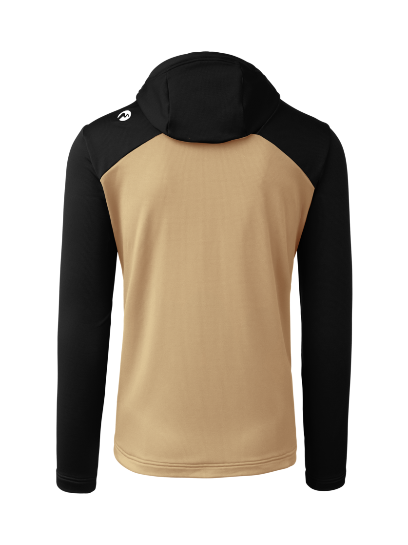 Martini Sportswear - Alpmate ML Hooded Jacket M  - Midlayers in sandstone-black - Rückansicht - Herren