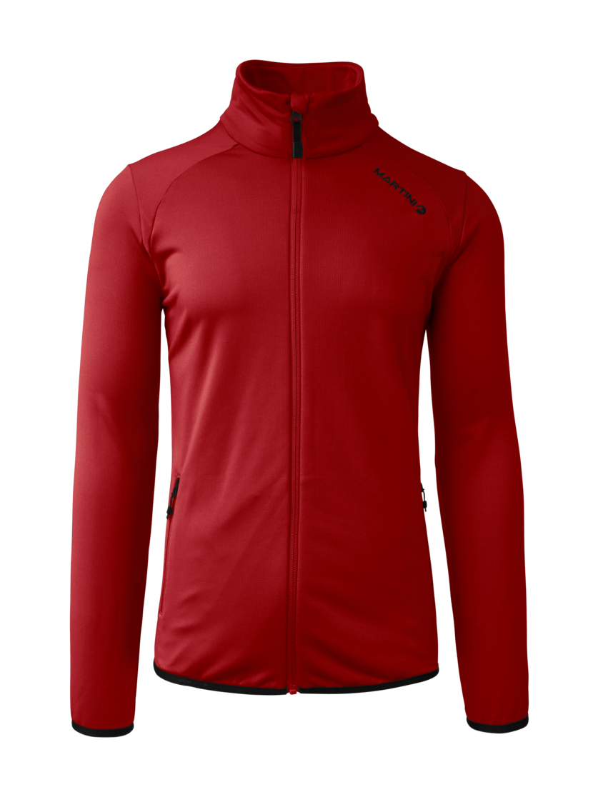 Martini Sportswear - Alpmate ML Jacket M - Midlayers in red moon - front view - Men