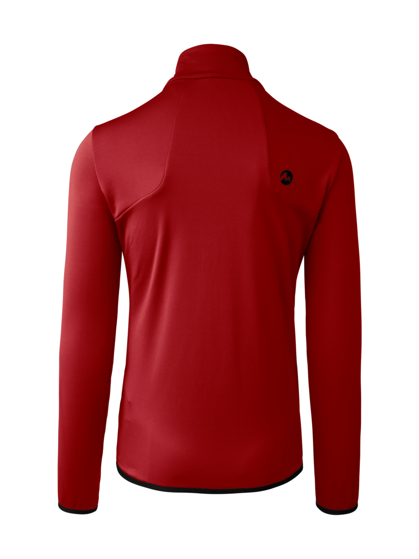 Martini Sportswear - Alpmate ML Jacket M - Midlayers in red moon - rear view - Men