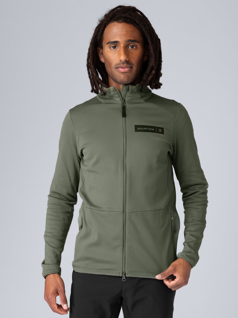 Martini Sportswear - Argon Midlayer Jacket M - Fleecejacke in seaport - Vorderansicht Model - Herren