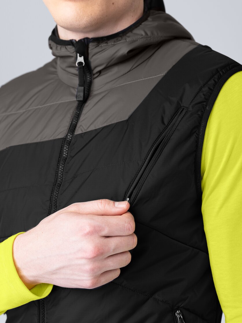 Martini Sportswear - Firstline Hybrid Vest Primaloft® M - Outdoor vests in seaport-lava - Detail 2 - Men