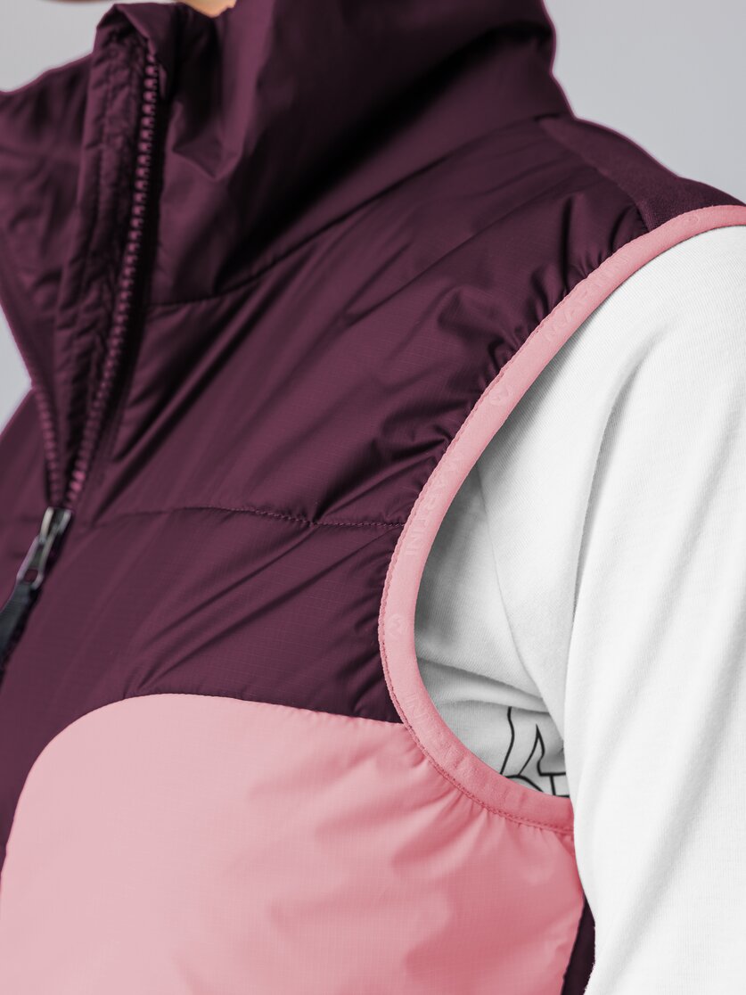 Martini Sportswear - Argon Hybrid Vest G-LOFT® W - Westen in mosstone-black - Detail 6 - Damen