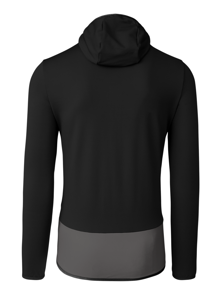 Martini Sportswear - Firstline Midlayer Jacket M - Midlayers in black-steel - rear view - Men