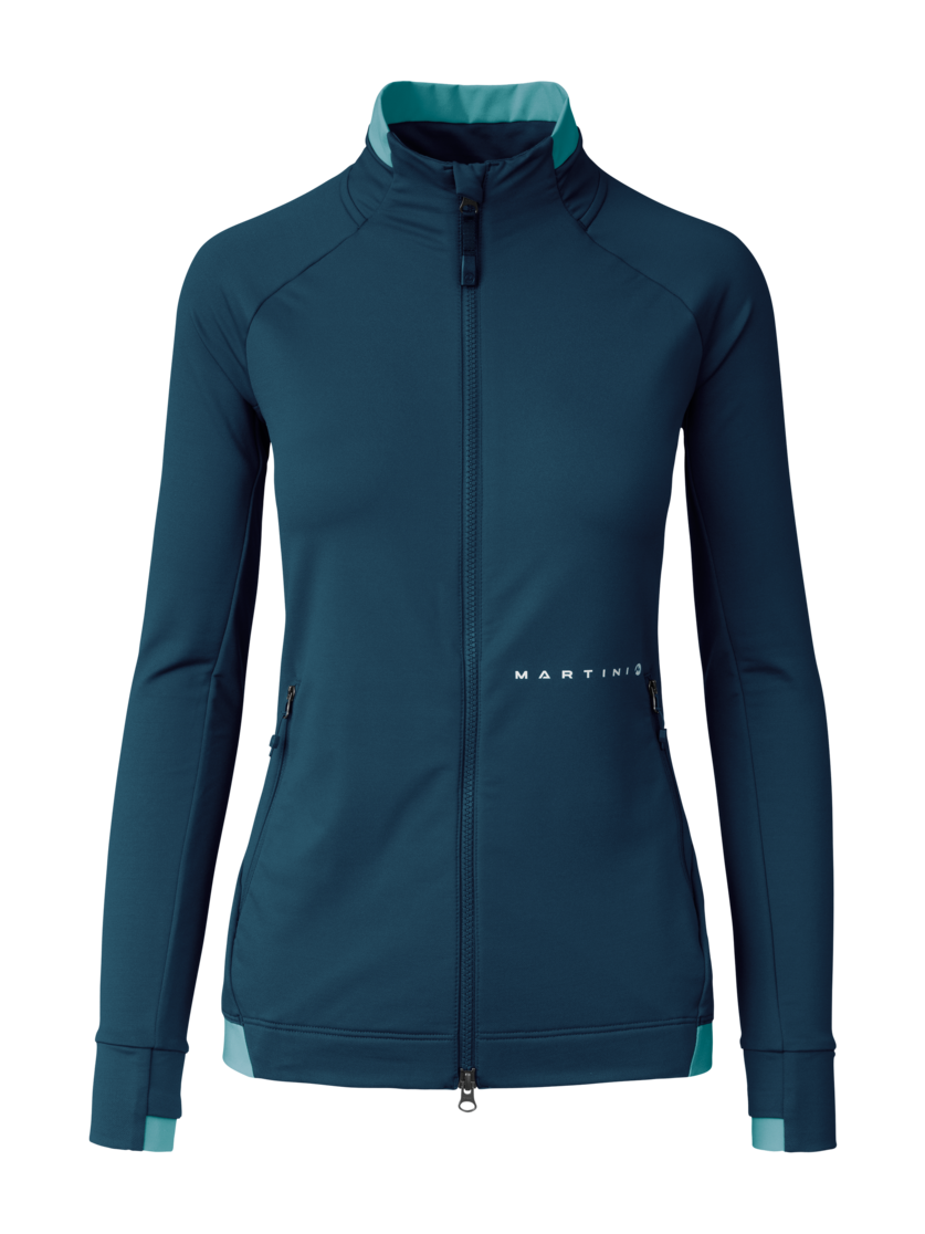 Martini Sportswear - Firstline Midlayer Jacket W - Midlayers in poseidon-surf - Vorderansicht - Damen