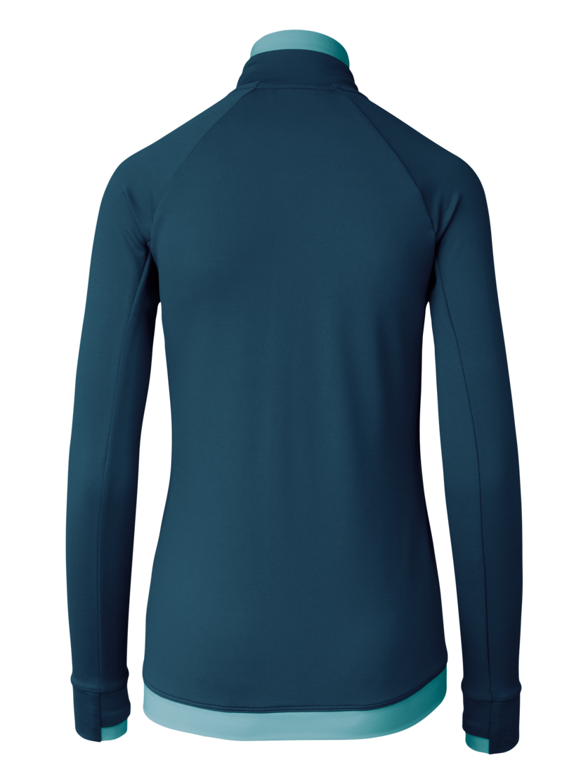 Martini Sportswear - Firstline Midlayer Jacket W - Midlayers in poseidon-surf - Rückansicht - Damen