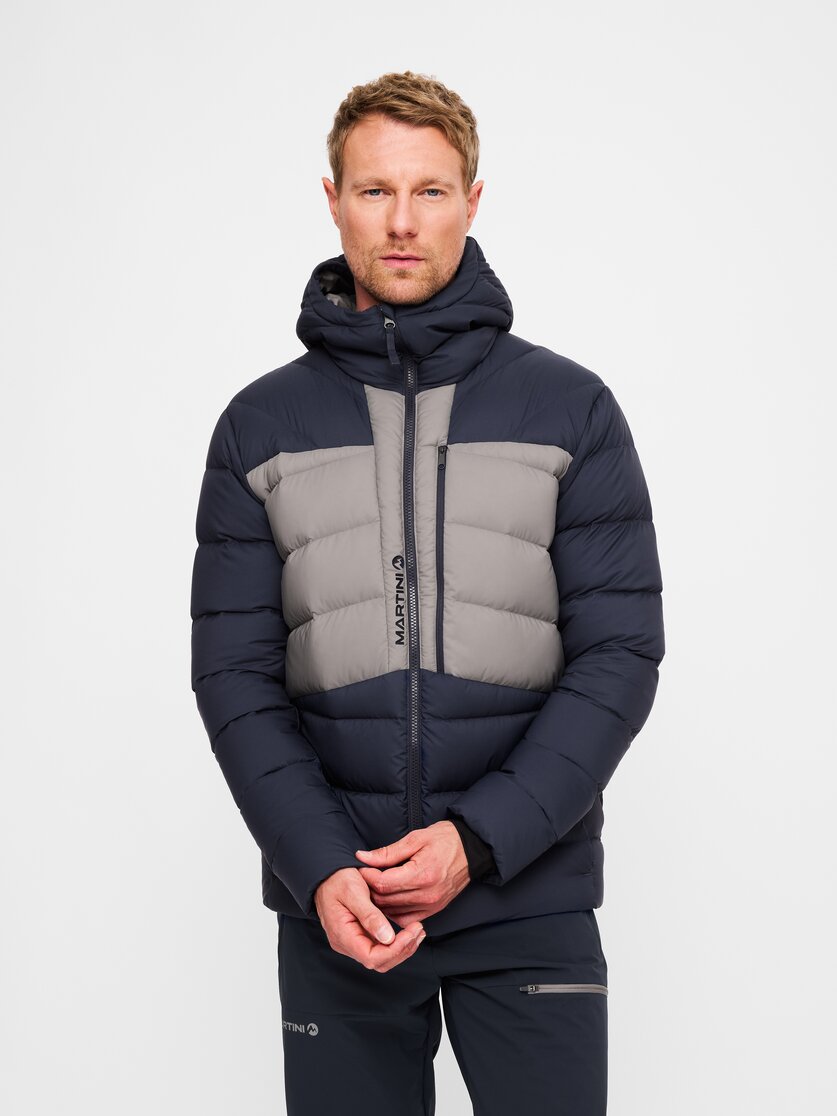 Martini Sportswear - Argon Down Jacket M - Piumini in true navy-ash - vista frontale modello - Uomo