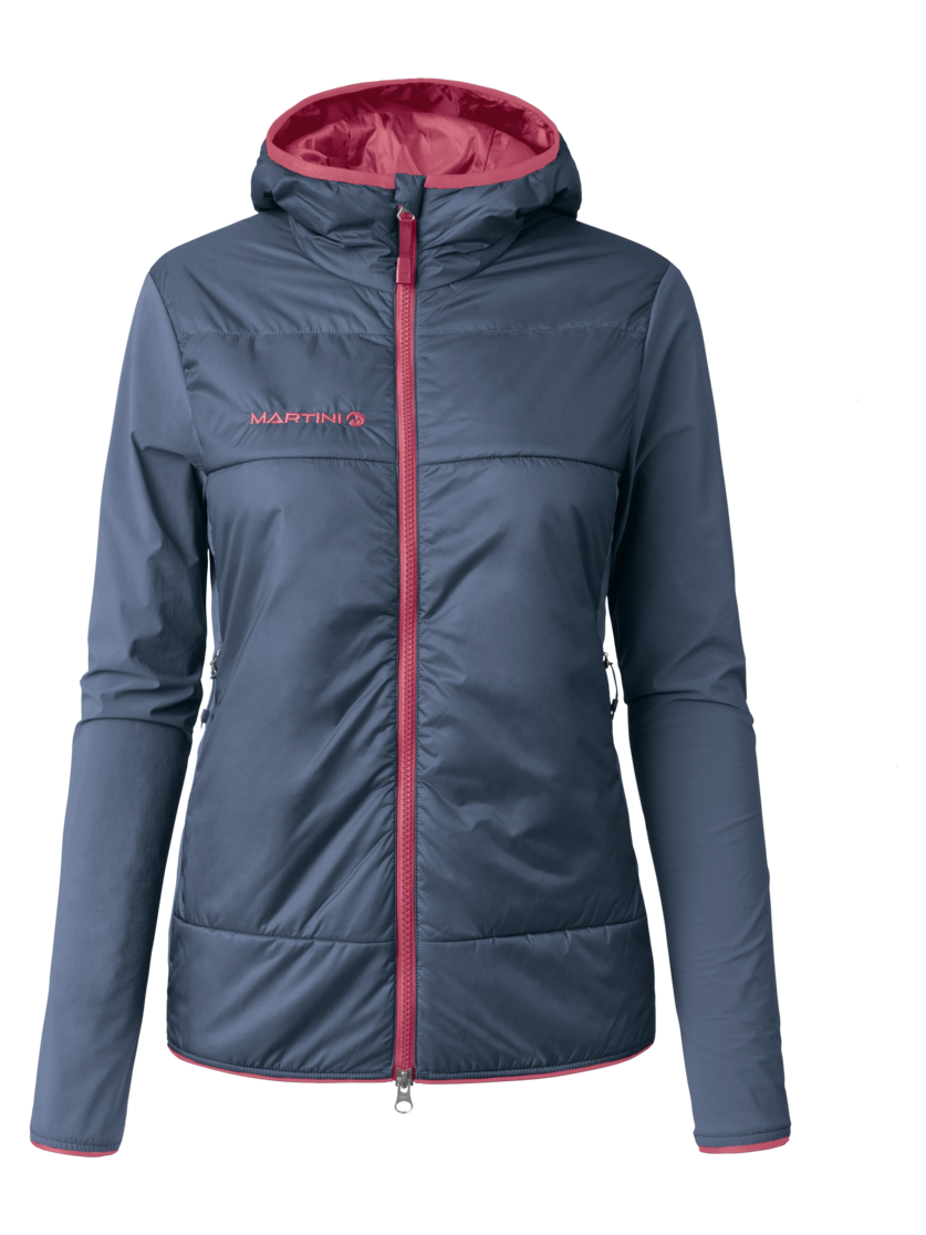 Martini Sportswear - Trektech Hybrid Jacket G-Loft® W - Giacche ibride in dark blue - vista frontale - Donna