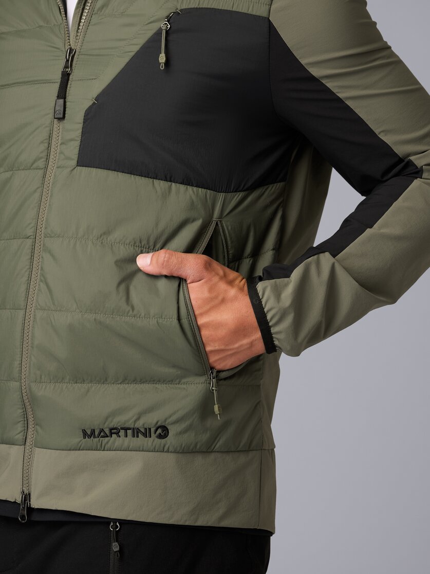 Martini Sportswear - Highventure Hybrid Jacket Primaloft® M - Hybrid jackets in tendril-black - Detail 3 - Men