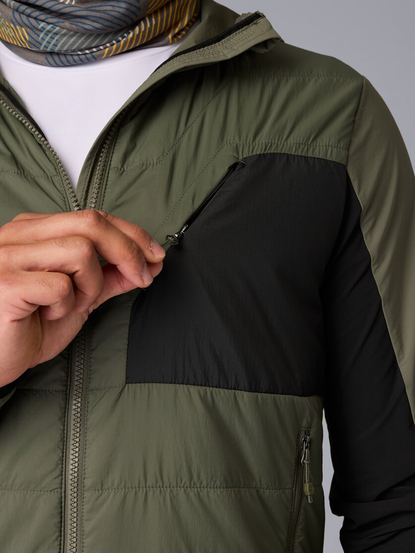 Martini Sportswear - Highventure Hybrid Jacket Primaloft® M - Hybrid jackets in tendril-black - Detail 4 - Men
