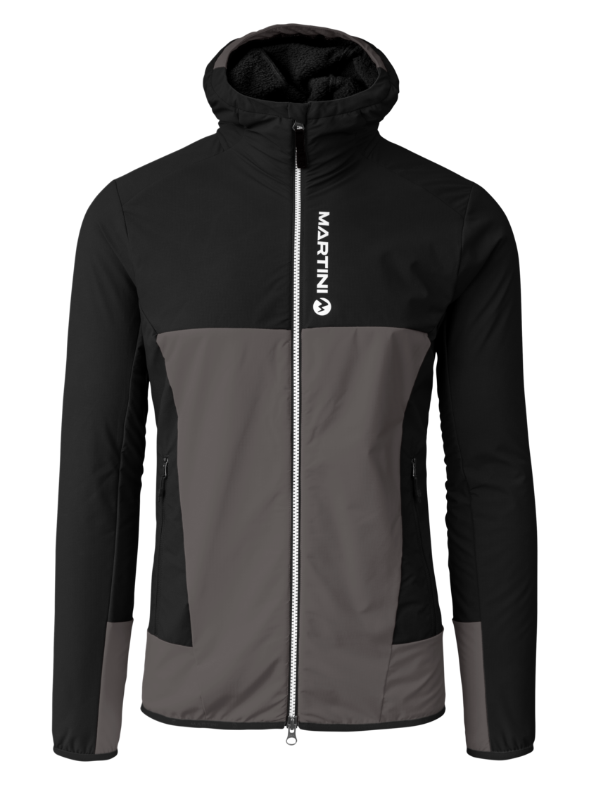 Martini Sportswear - Wildtrack Jacket Primaloft® Active M - Primaloft & Gloft Jacken in black-steel - Vorderansicht - Herren