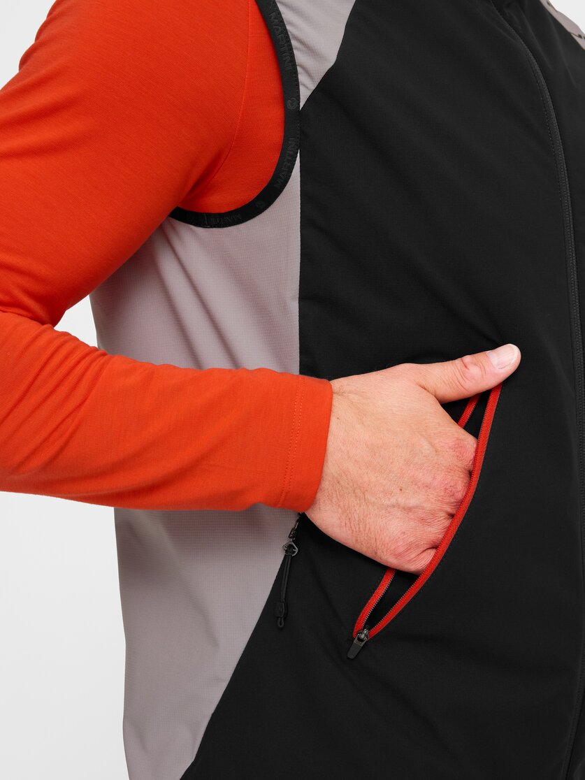 Martini Sportswear - Wildtrack Hybrid Vest Primaloft® Active M - Westen in black - Detail 1 - Herren