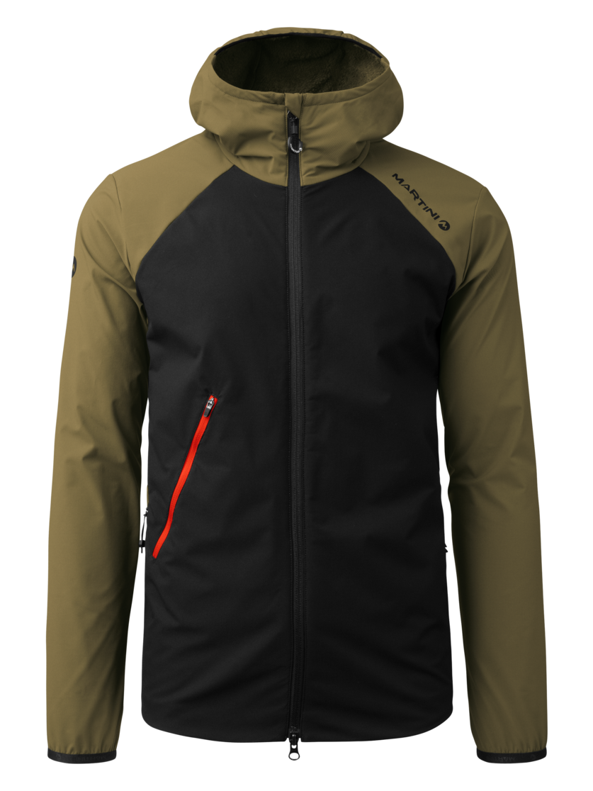Martini Sportswear - Wildtrack Plus Padded Jacket Primaloft® Active M - Primaloft & Gloft Jacken in spanish green-black - Vorderansicht - Herren