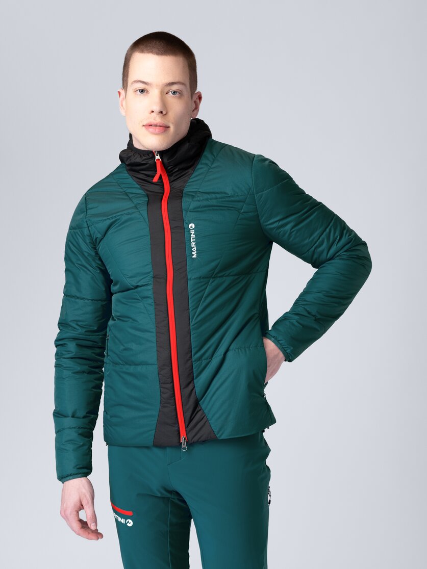 Martini Sportswear - Argon Padded Jacket G-LOFT® M - Giacche Primaloft e Gloft in seaport-lava - vista frontale modello - Uomo